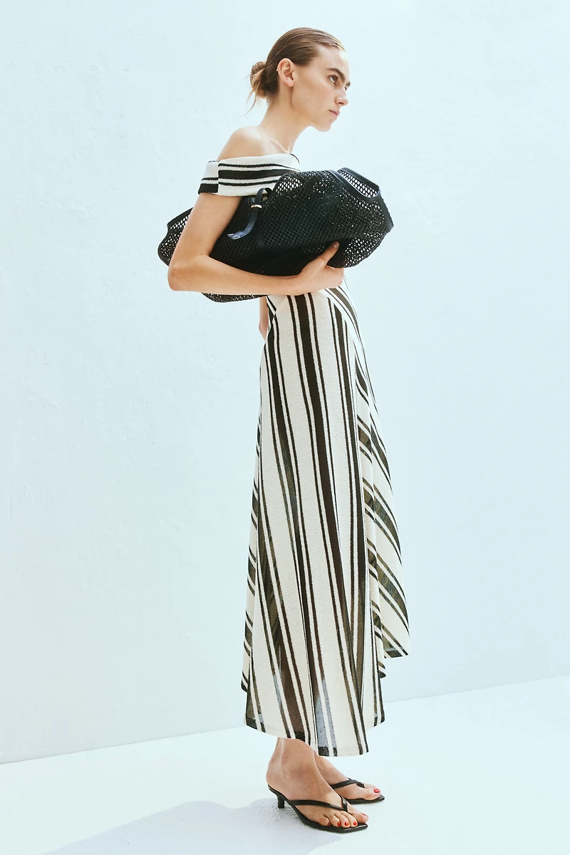 Knit One-Shoulder Dress