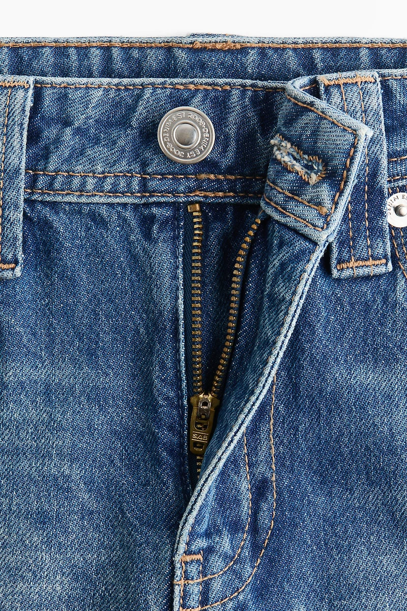 Frayed Denim Shorts