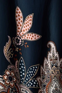 Ruffle-Trimmed Maxi Skirt