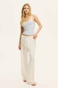 Lace-Trimmed Tank Top