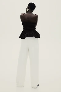 Pleated Bandeau Top