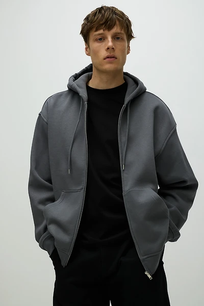 Loose-Fit Hooded Jacket