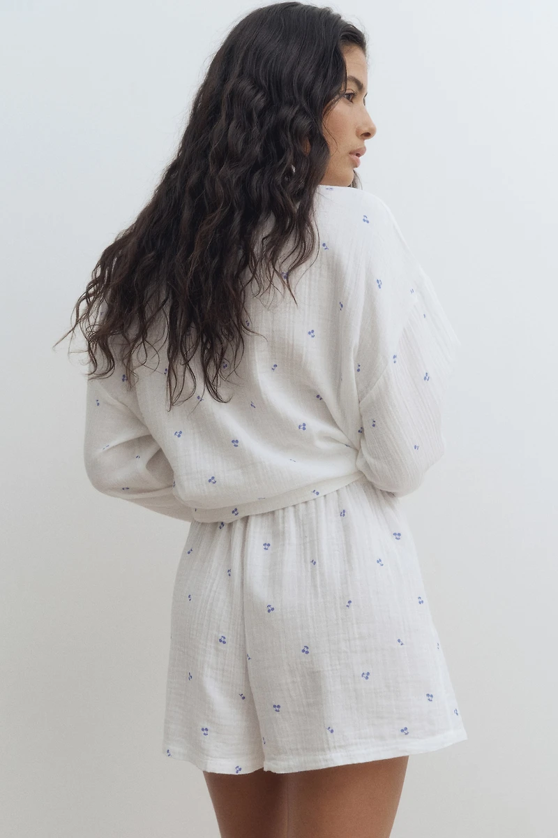 Pajama Shirt and Shorts