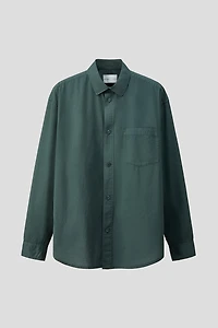 Loose-Fit Cotton Poplin Shirt