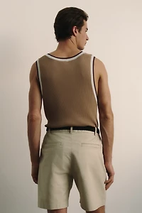 Slim Fit Ribbed vest top