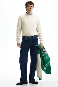 Regular Fit Cable-knit jumper