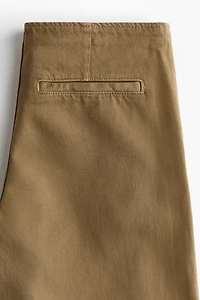 Wide-Leg Denim Pants