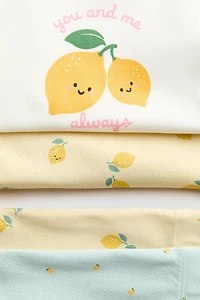 2-pack Snug Fit Printed Jersey Pajamas