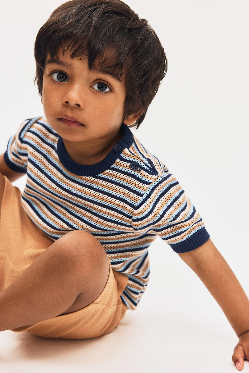 T-shirt en tricot de coton