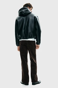 Pantalon décontracté en velours côtelé