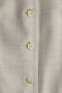 Long gilet sans manches