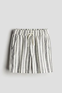 Short Coupe Flottante en denim