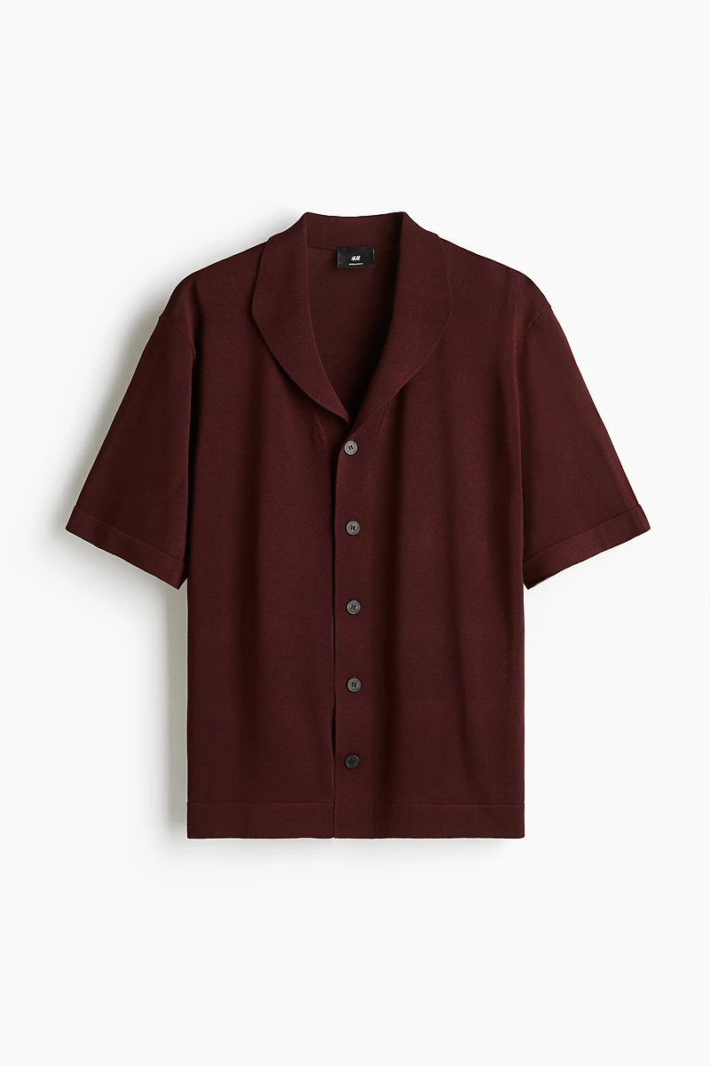 Regular-Fit Fine-Knit Shirt