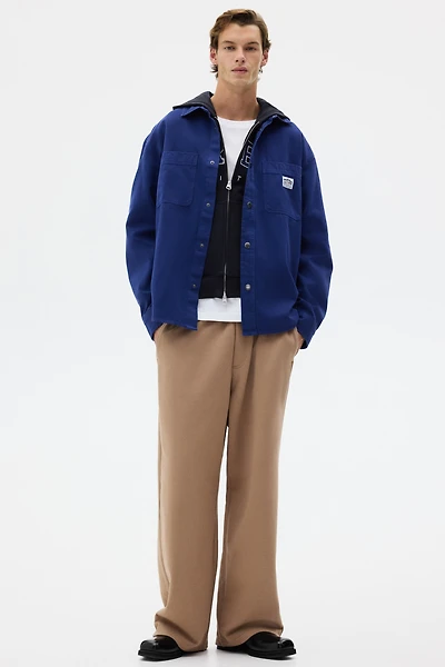 Pantalon de jogging à jambes larges en coton