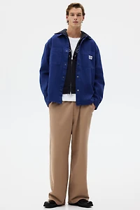 Pantalon de jogging à jambes larges en coton