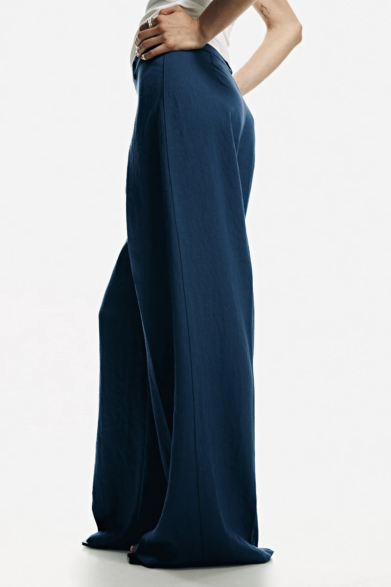 Wide-Leg Dress Pants