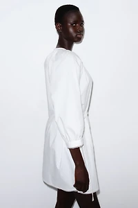 Picot-Trimmed Dress