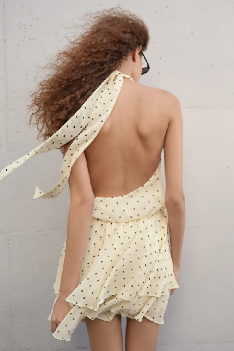 Chiffon Halterneck Dress