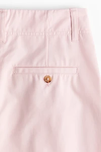 Belted Cotton Chinos
