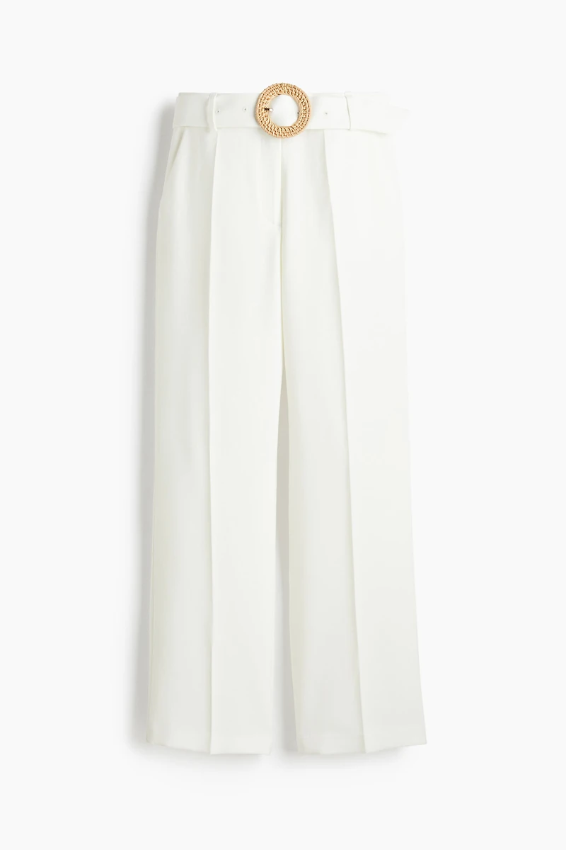 Wide-Leg Dress Pants