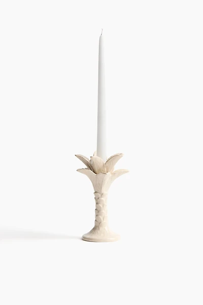 Large Palm Tree Candlestick