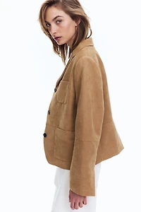 Blazer à fermeture droite
