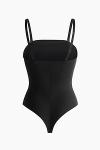 Light Shape Microfiber Thong Bodysuit