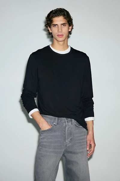 Warming Regular-Fit Long-Sleeved T-Shirt