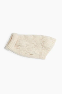 Cable-Knit Dog Sweater