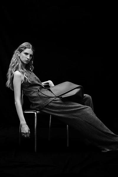 Wide-Leg Dress Pants