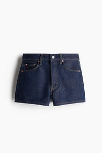 High-Waist Denim Shorts