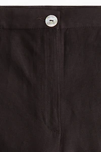 Linen-Blend Pants