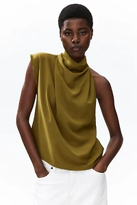 Asymmetric Draped Top