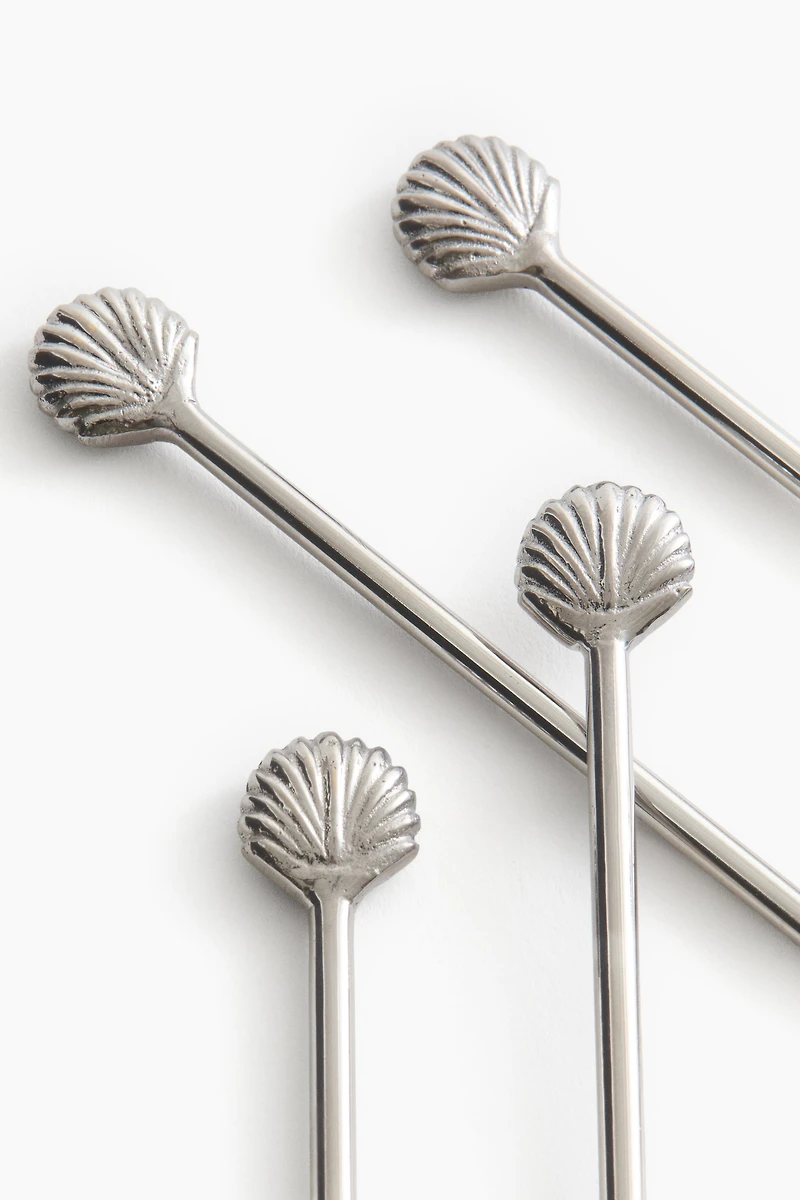 4-Pack Seashell Cocktail Picks