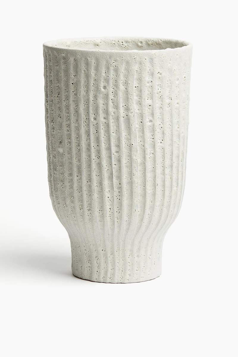 Vase haut en terracotta