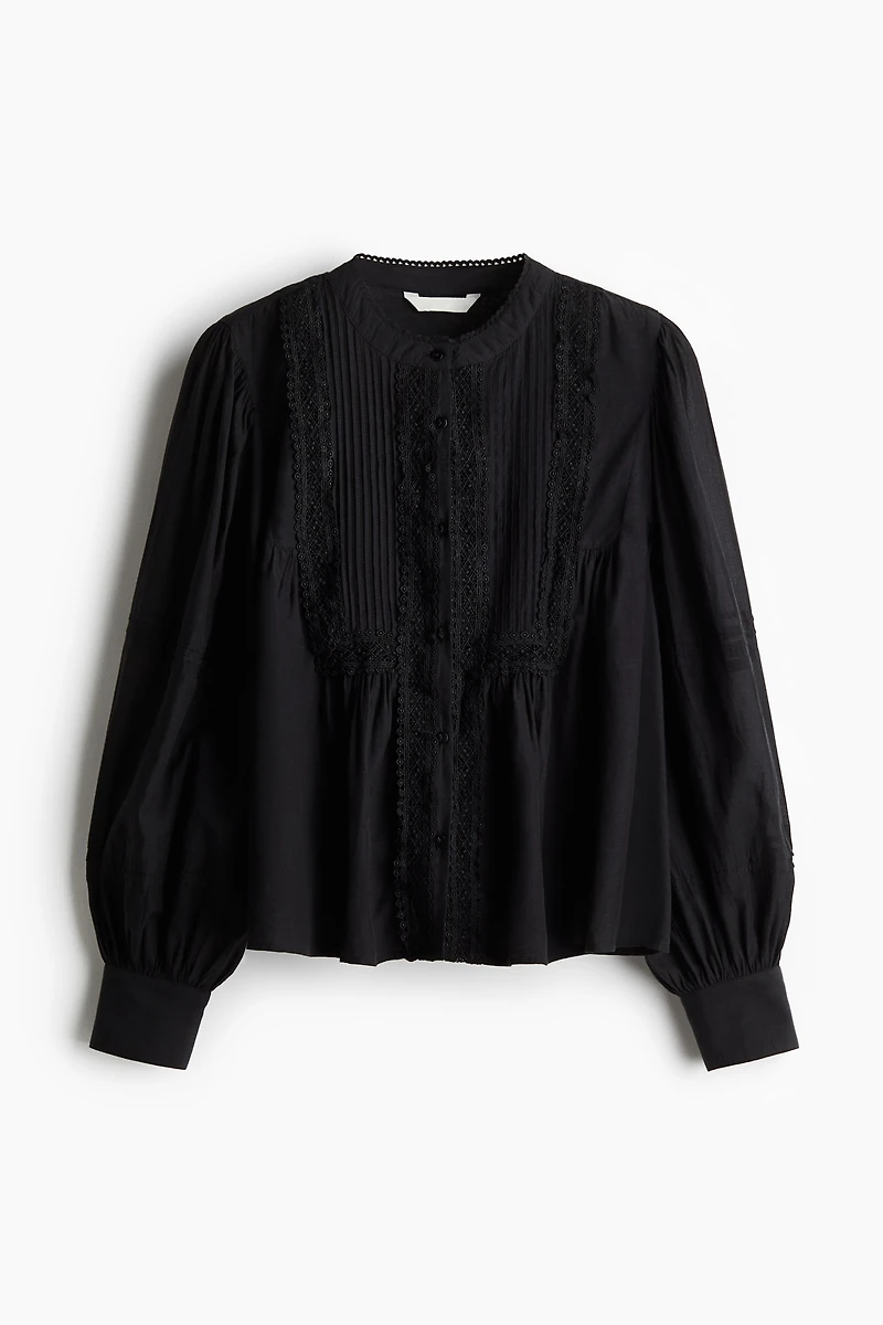 Blouse with Pintucks