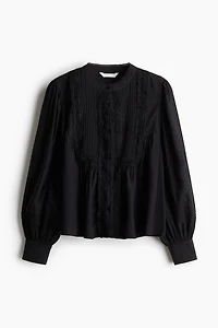 Blouse with Pintucks