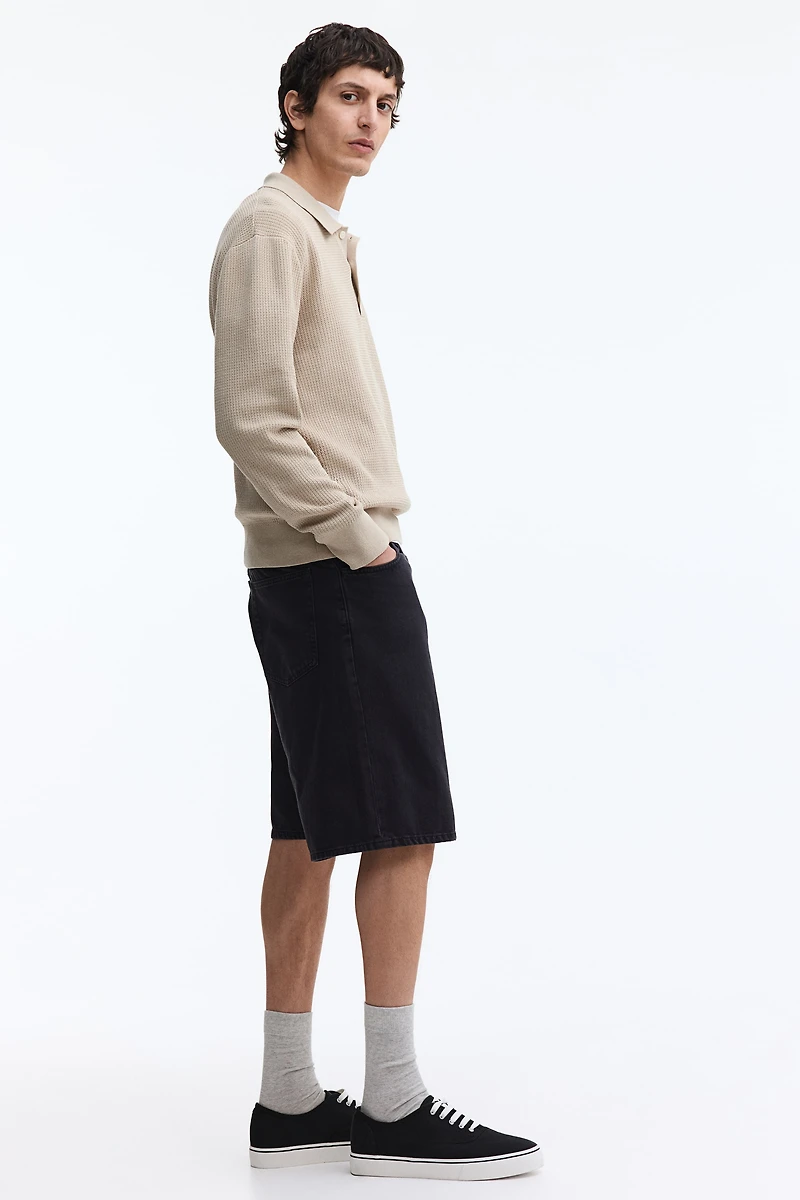 Short décontracté en denim