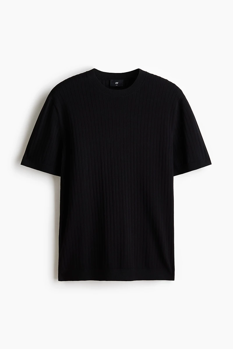 Slim-Fit Knit T-Shirt