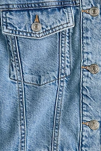 Denim Peplum Jacket
