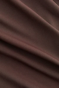 Cowl-back maxi dress
