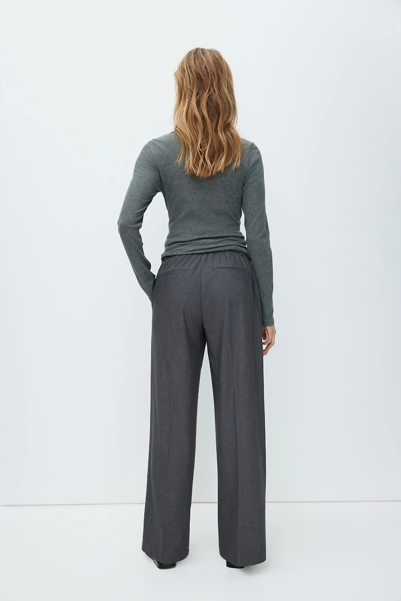 MAMA Pantalon sur mesure à jambes larges