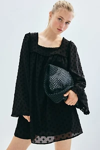 Sheer Plumeti Dress