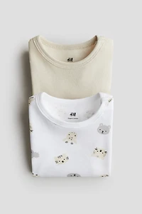 2-pack Short-sleeved Bodysuits