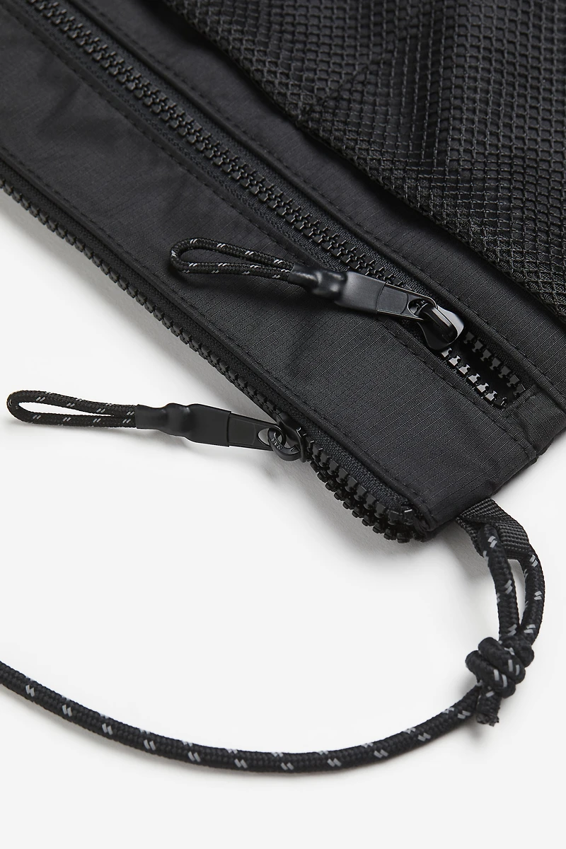 Mesh-detail Shoulder Bag
