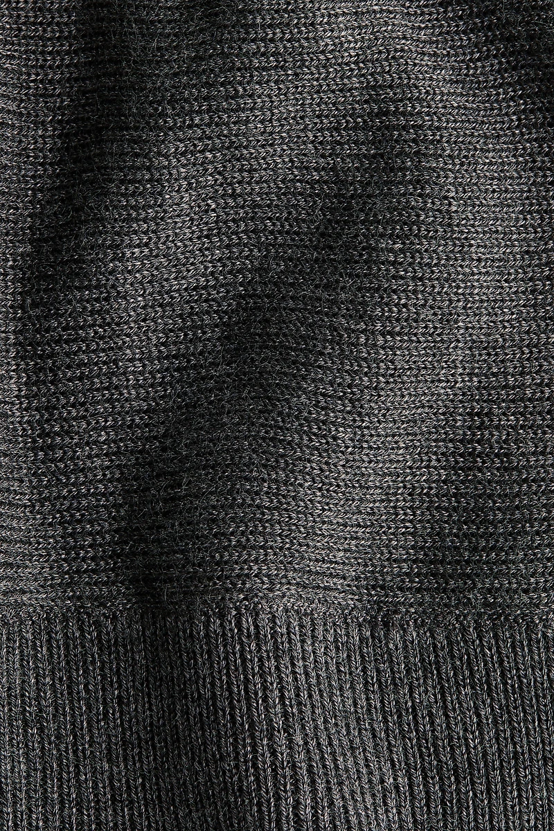 Haut à manches chauve-souris en tricot fin