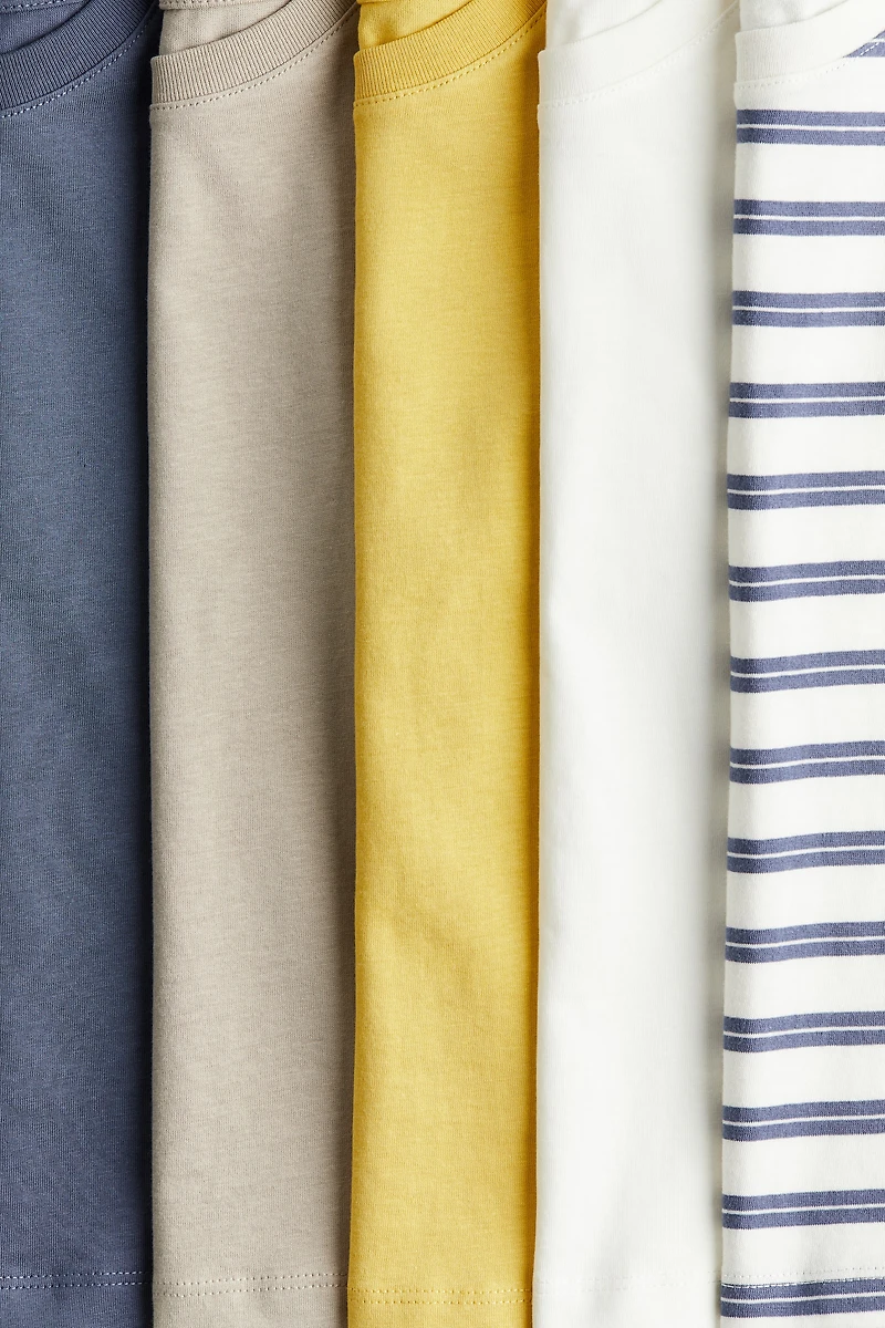 Lot de 5 T-shirts en coton