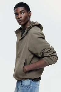 Water-Repellent Nylon Windbreaker