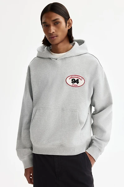 Loose-Fit Hoodie with Motif