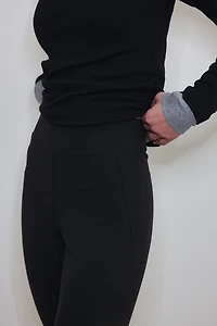 Four-Way Stretch Flared Pants